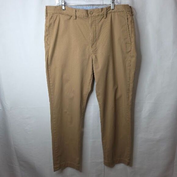 Polo Ralph Lauren Men’s 38x32 Beige Stretch Straight Fit Chino Pants - Picture 1 of 8